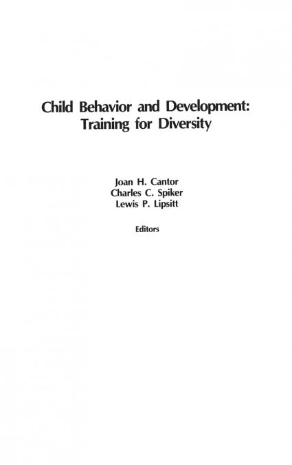 Child Behavior and Development