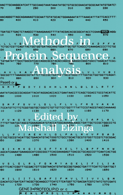 Methods in Protein Sequence Analysis