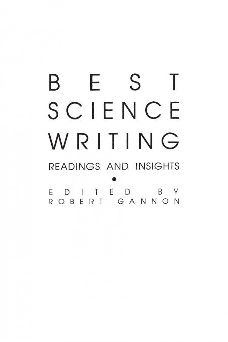 Best Science Writing