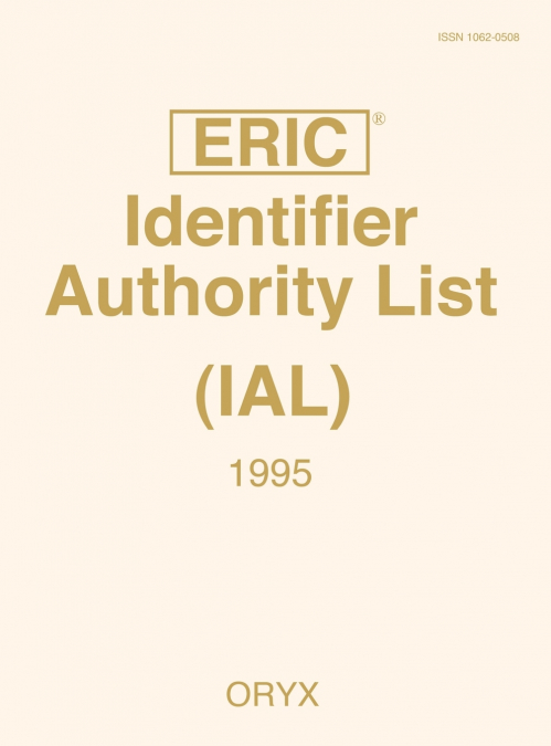 Eric Identifier Authority List (Ial) 1995