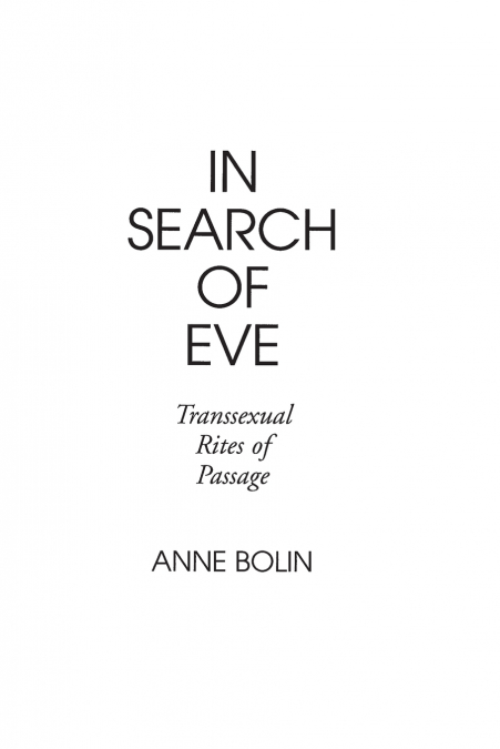 In Search of Eve