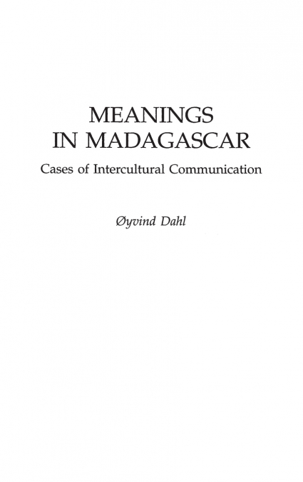 Meanings in Madagascar