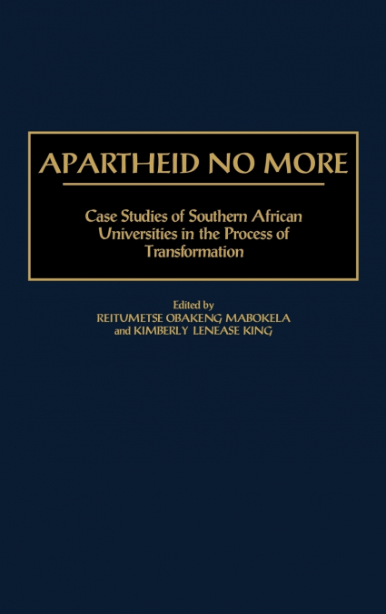 Apartheid No More