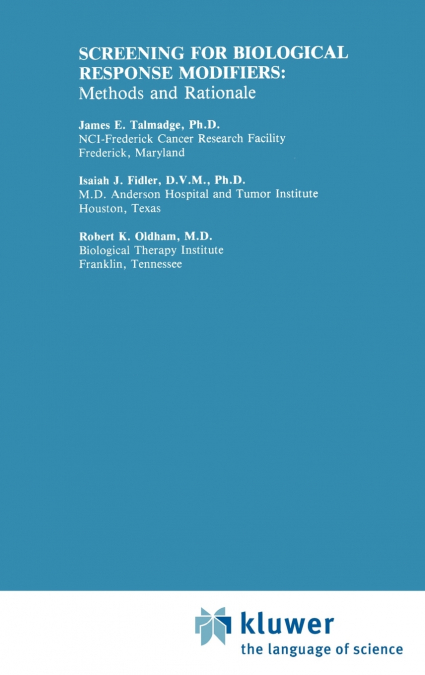 Screening for Biological Response Modifiers