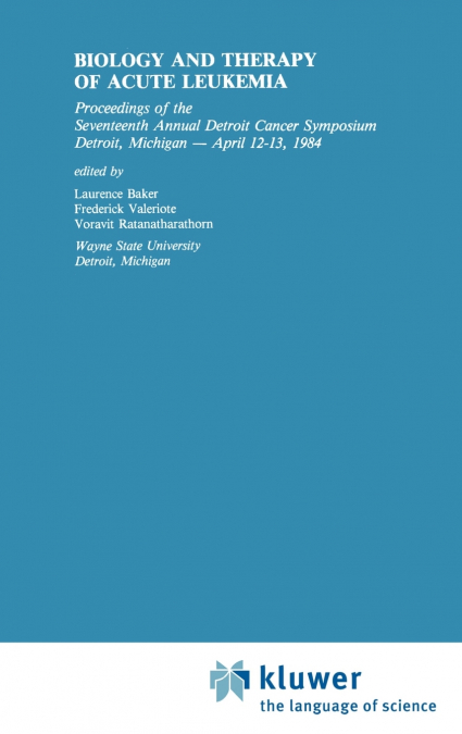 Biology and Therapy of Acute Leukemia