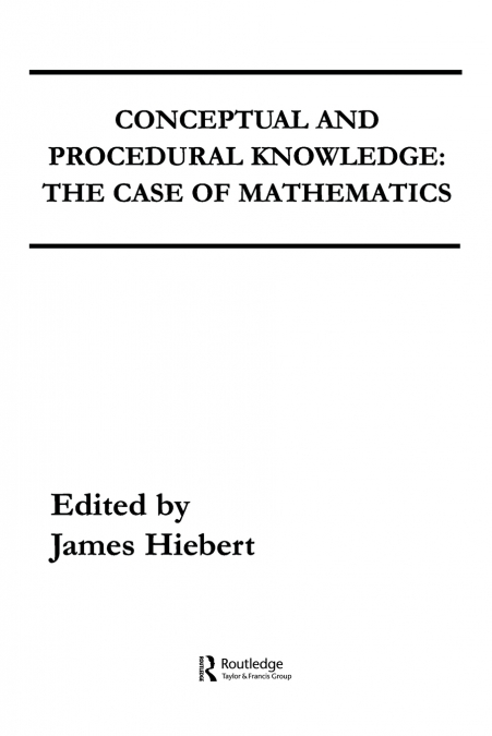 Conceptual and Procedural Knowledge
