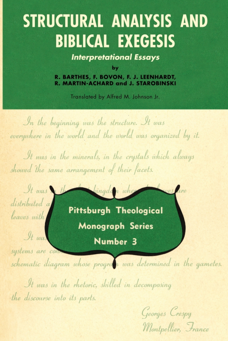 Structural Analysis and Biblical Exegesis