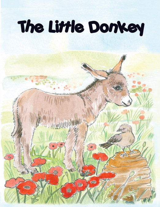 THE LITTLE DONKEY, children’s colouring book