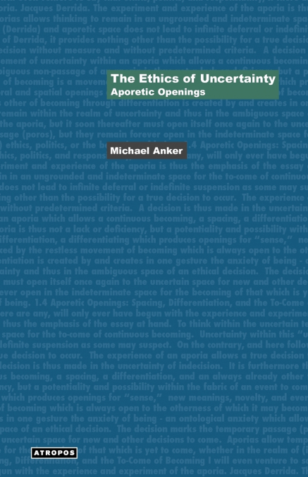 The Ethics of Uncertainty