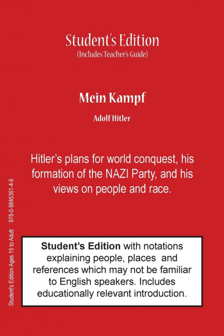 Mein Kampf (Student’s & Teacher’s Classroom Edition)