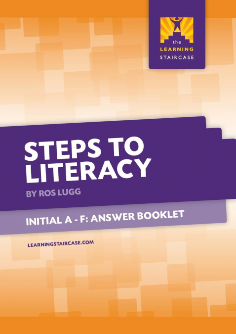 Steps to Literacy Initial - Answer Booklet