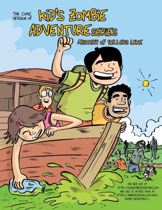 The Comic Version of, kid’s Zombie Adventure Series