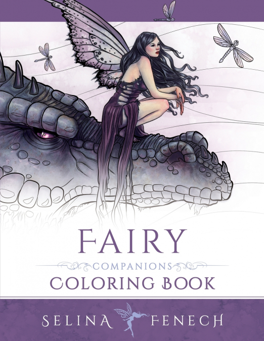 Fairy Companions Coloring Book - Fairy Romance, Dragons and Fairy Pets