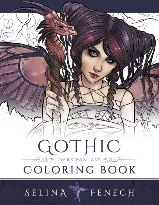 Gothic - Dark Fantasy Coloring Book