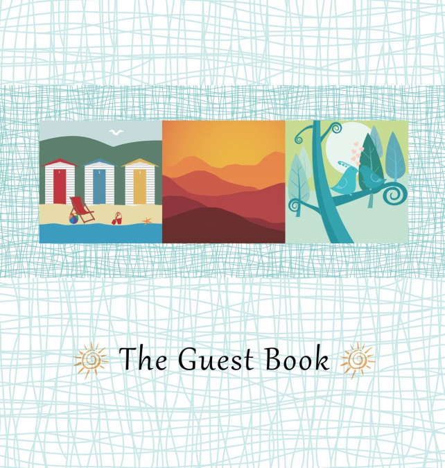 HARDCOVER GUEST BOOK, Comments Book, Visitors Book, Guest comment book, Vacation Home Guest Book, Beach House Guest Book, House Guest Book,