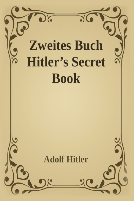 Zweites Buch (Secret Book)