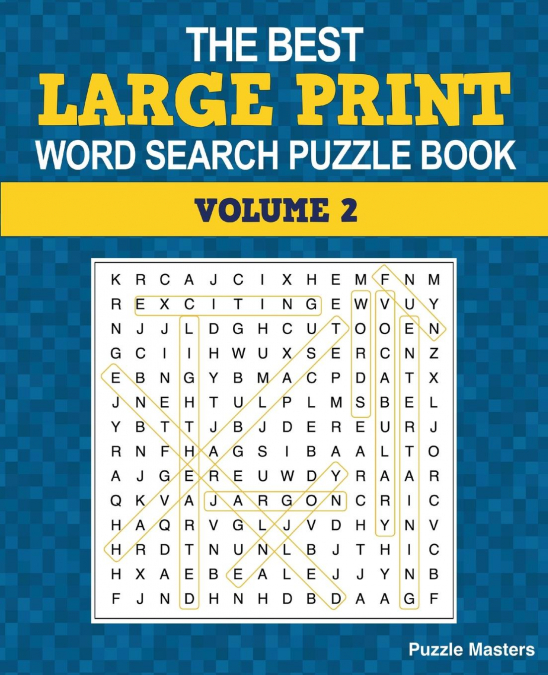 The Best Large Print Word Search Puzzle Book