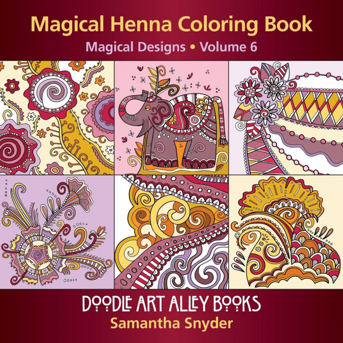 Magical Henna Coloring Book