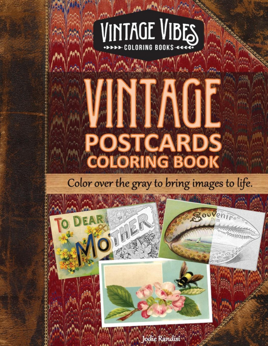 Vintage Postcards Coloring Book