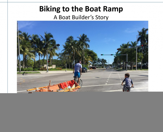 Biking to the Boat Ramp