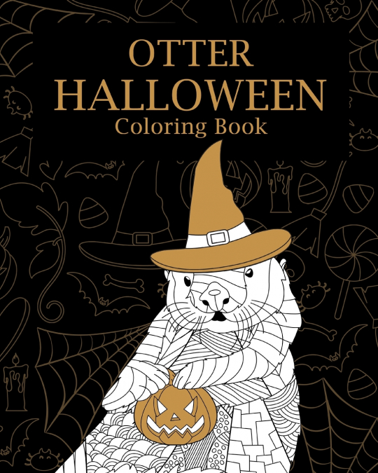 Otter Halloween Coloring Book