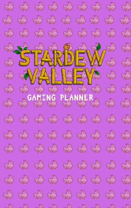 Stardew Valley Gaming Planner and Checklist in Purple