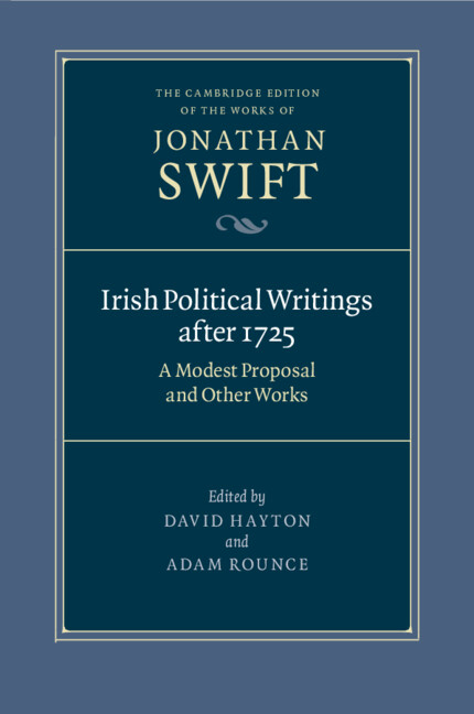 Irish Political Writings after 1725
