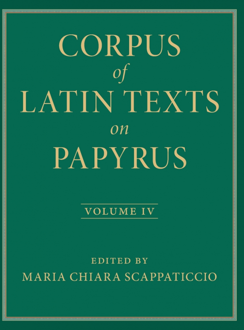 Corpus of Latin Texts on Papyrus