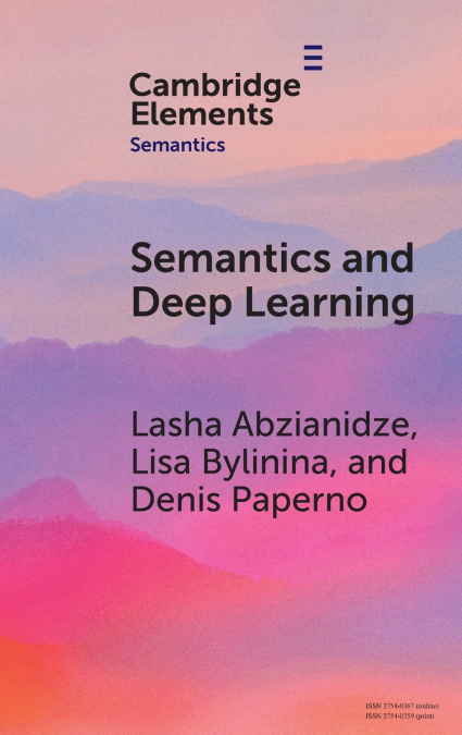 Semantics and Deep Learning