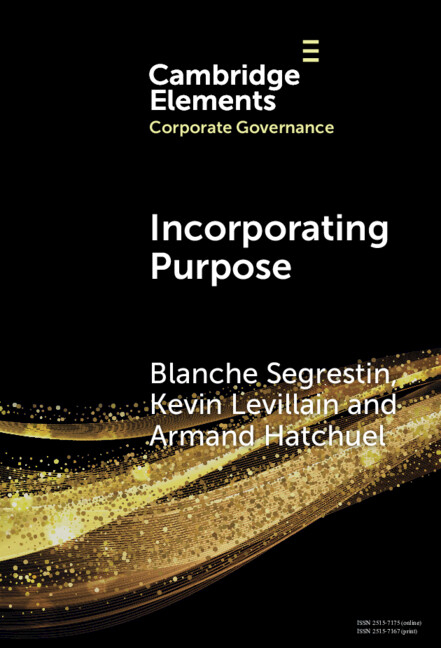 Incorporating Purpose