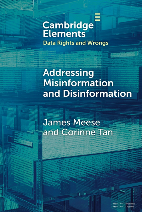 Addressing Misinformation and Disinformation