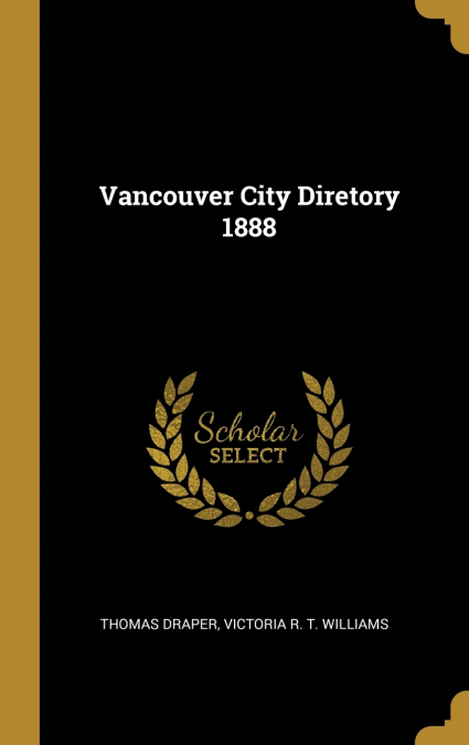 Vancouver City Diretory 1888