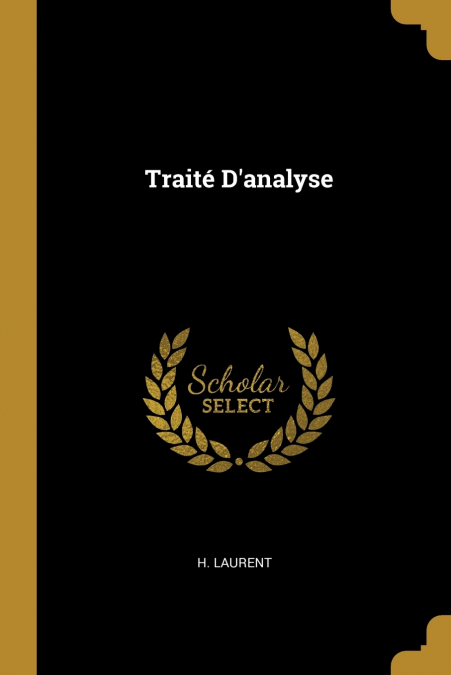 Traité D’analyse