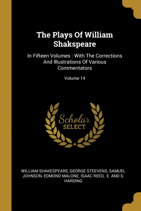 The Plays Of William Shakspeare