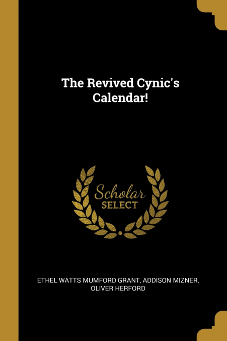 The Revived Cynic’s Calendar!