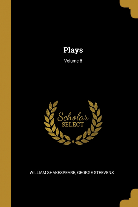 Plays; Volume 8