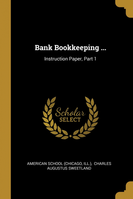 Bank Bookkeeping ...