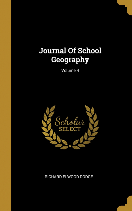 Journal Of School Geography; Volume 4