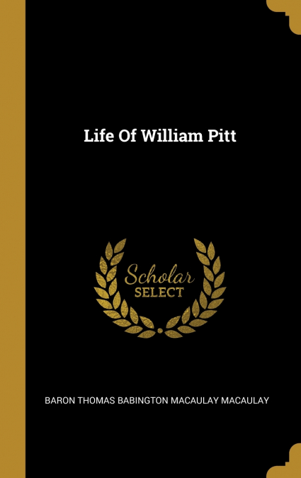 Life Of William Pitt