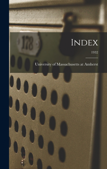 Index; 1932