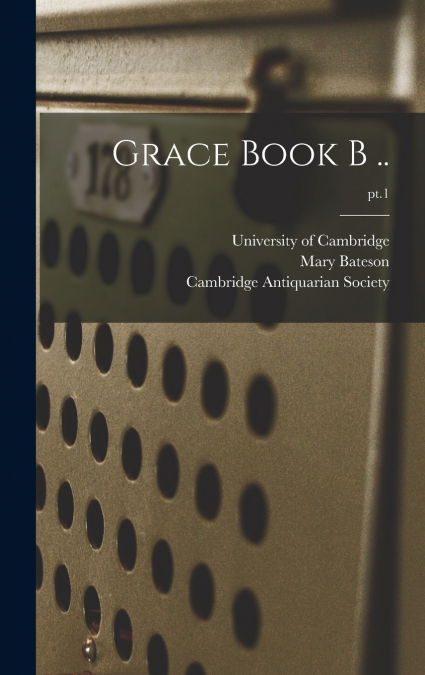 Grace Book B ..; pt.1
