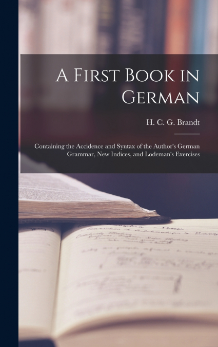 A First Book in German