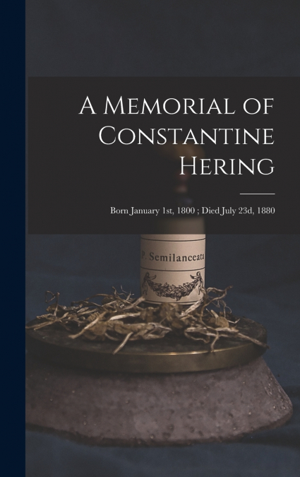 A Memorial of Constantine Hering