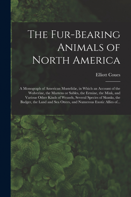 The Fur-bearing Animals of North America [microform]