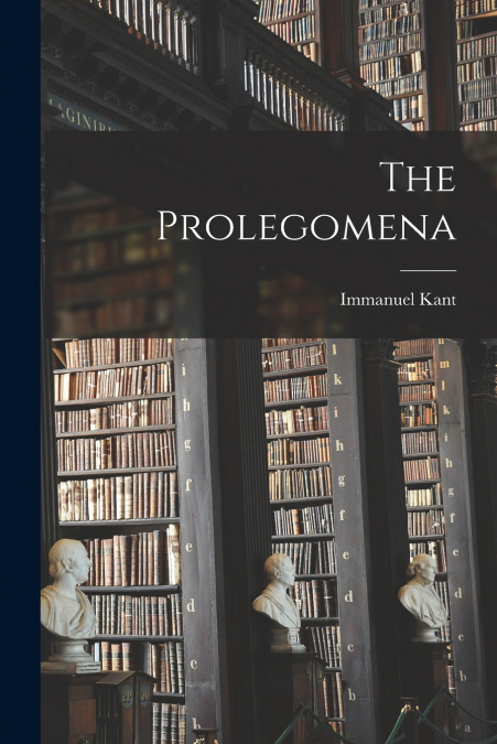 The Prolegomena