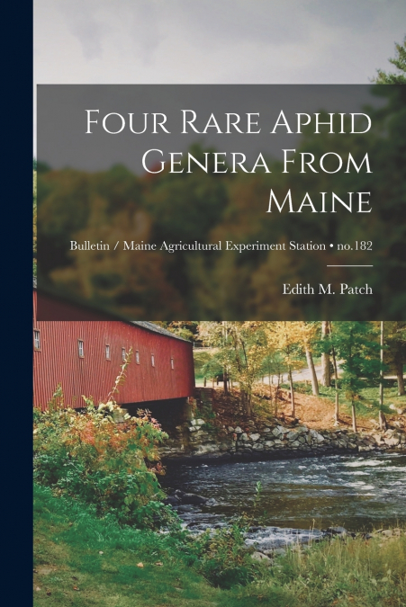 Four Rare Aphid Genera From Maine; no.182