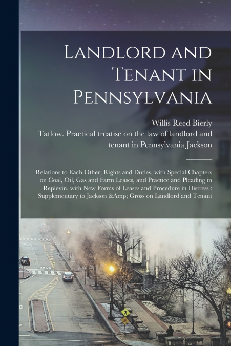 Landlord and Tenant in Pennsylvania