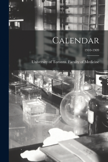 Calendar; 1910-1909
