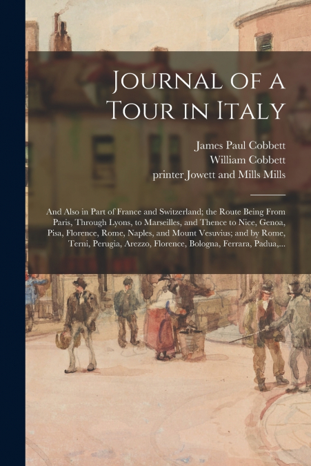 Journal of a Tour in Italy
