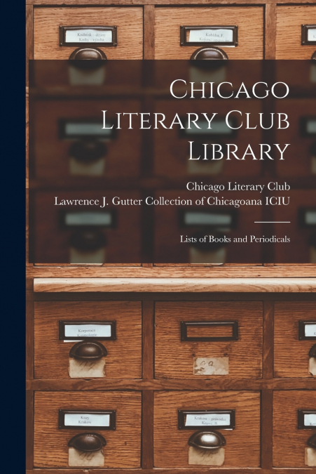 Chicago Literary Club Library